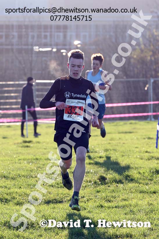 Boys under-15s North Eastern Cross Country Chanpionships. Photo: David T. Hewitson/Sports for All Pics